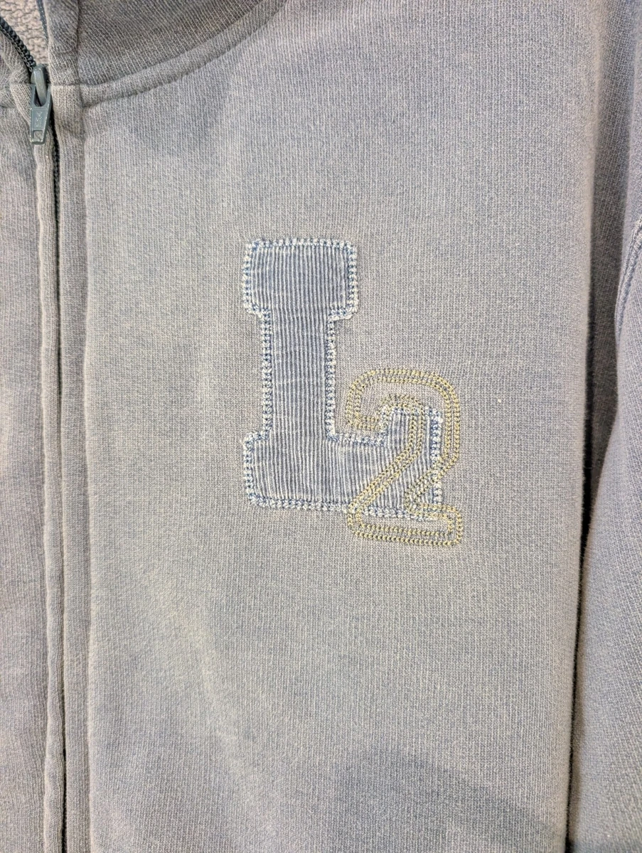 Sudadera con cremallera talla XXL 48-50" pecho Lee Cooper cambray polialgodón L/Slv en muy buena condición