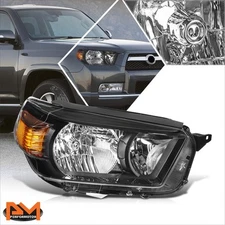 For 10-13 Toyota 4Runner Trail SR5 Factory Style Passenger Side Headlight Black