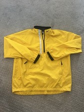 Vintage Nike Windbreaker Jacket Size Small Yellow Y2K Sports Running Logo