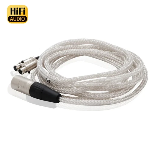 HiFi 16 Kerne reines Silber 4 Pin XLR symmetrisches Kabel für Audeze LCD-2 LCD-3 LCD-4 LCD - Bild 3 von 7