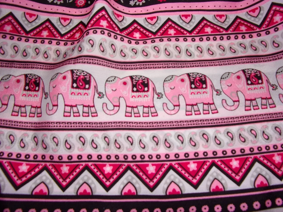 Healthtex: Girls/Toddlers 3T Sleeveless Dress/ Pink Elephants  - Image 3 of 4