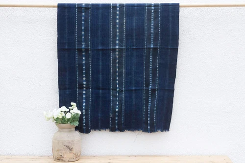 Blue Ocean Indigo Mud Cloth