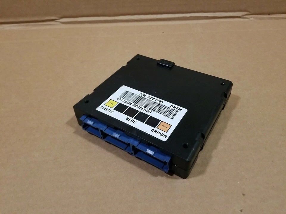 GMC SONOMA CHEVY BLAZER 2002-2005 MÓDULO DE CONTROL DE CARROCERÍA OEM BCM 15081796 Foto 2 de 4