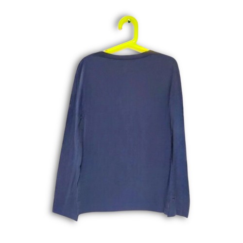 Childrens Place Boys T-shirt 10-12 Graphic Long Sleeve Blue Space/Basketball - Picture 4 of 4