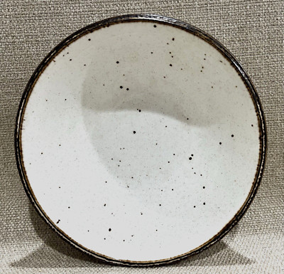 Johnson Bros Desert Sand COUPE CEREAL BOWL-Ironstone-White w/Brown Speckles-1 Pc