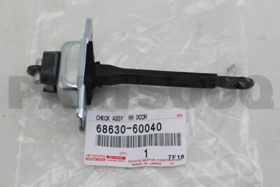 6863060040 Genuine Toyota CHECK ASSY, REAR DOOR 68630-60040 | eBay