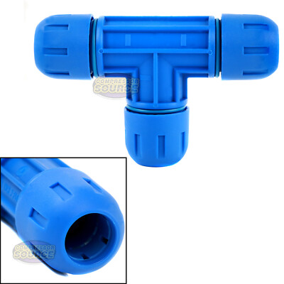 3/4'' Rapid Air FastPipe Equal Tee Fitting Quality Compressed Air Piping Part