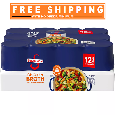#ad Swanson Chicken Broth 14.5 oz. 12 pk. $19.94