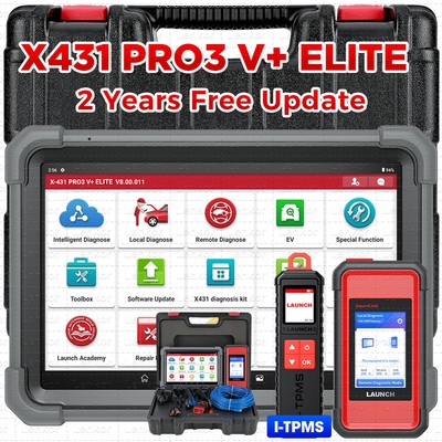 2025 LAUNCH X431 PRO3S+ ELITE PRO5 Car Diagnostic Tool J2534 Programming Coding