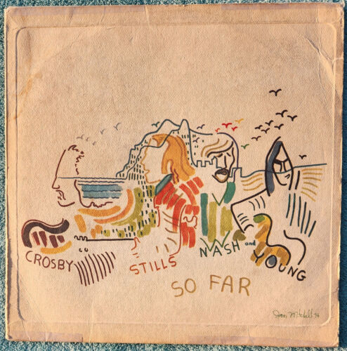 Crosby, Stills, Nash & Young So Far LP 1974 Vinyl Album - Wooden Ships, Ohio - 第 1/4 張圖片