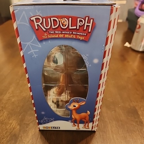 RUDOLPH THE RED NOSE REINDEER BOBBLEHEAD ISLAND OF MISFIT TOY Figure Christmas - Picture 7 of 8
