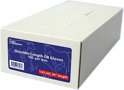 Neogen 3106 OB Dairy Sleeve Glove, Clear Plastic, Large, 100-Ct. - Quantity 1