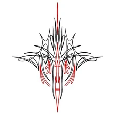 Pinstripe, two tone Truck, Car, Wall Decal, Vinyl Decal