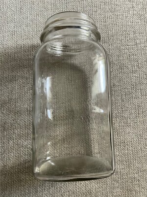 Vintage Knox Mason K Quart Jar Clear 18 on Bottom See Pics No Lid