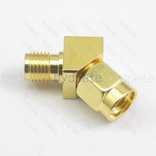 45 degree SMA female to RP-SMA male Connector and 135 degree angle Adapter new