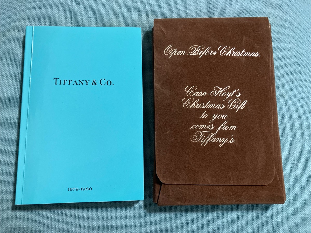 TIFFANY & CO Catalog Vintage 1979-1980 Blue Book 216 Pages Watch