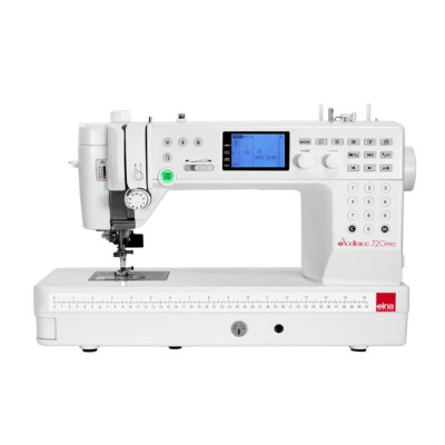 Elna eXcellence 720PRO Computer Nähmaschine Nähcomputer XL/ Anschiebetisch Quilt