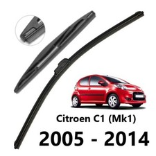 Citroen C1 ('05-'14) Front 26" & Rear 12" Windscreen Wiper Blade Set - PM / PN