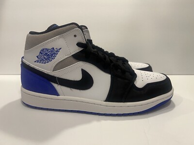 JORDAN 1 MID SE - UNION ROYAL BLACK TOE - 852542-102 - SIZE 10