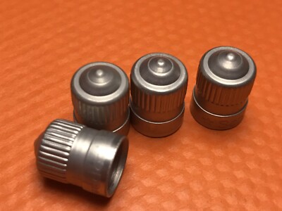 Set of 4 Tire Valve Stem Caps Schrader Brand USA
