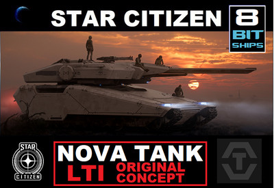 Star Citizen Lti Tumbril Nova Tank Original Concept Ebay