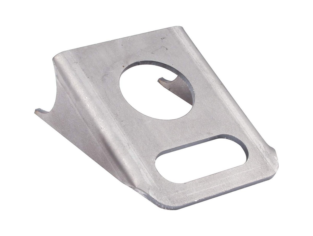 Allstar ALL52122 Steering Column Bracket - 3-3/16" Wide X 4" Long, Stamped Steel, Circle Track Use
