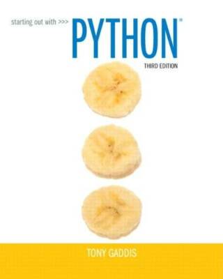 Starting Out with Python (3rd Edition) - Paperback By Gaddis, Tony - GOOD