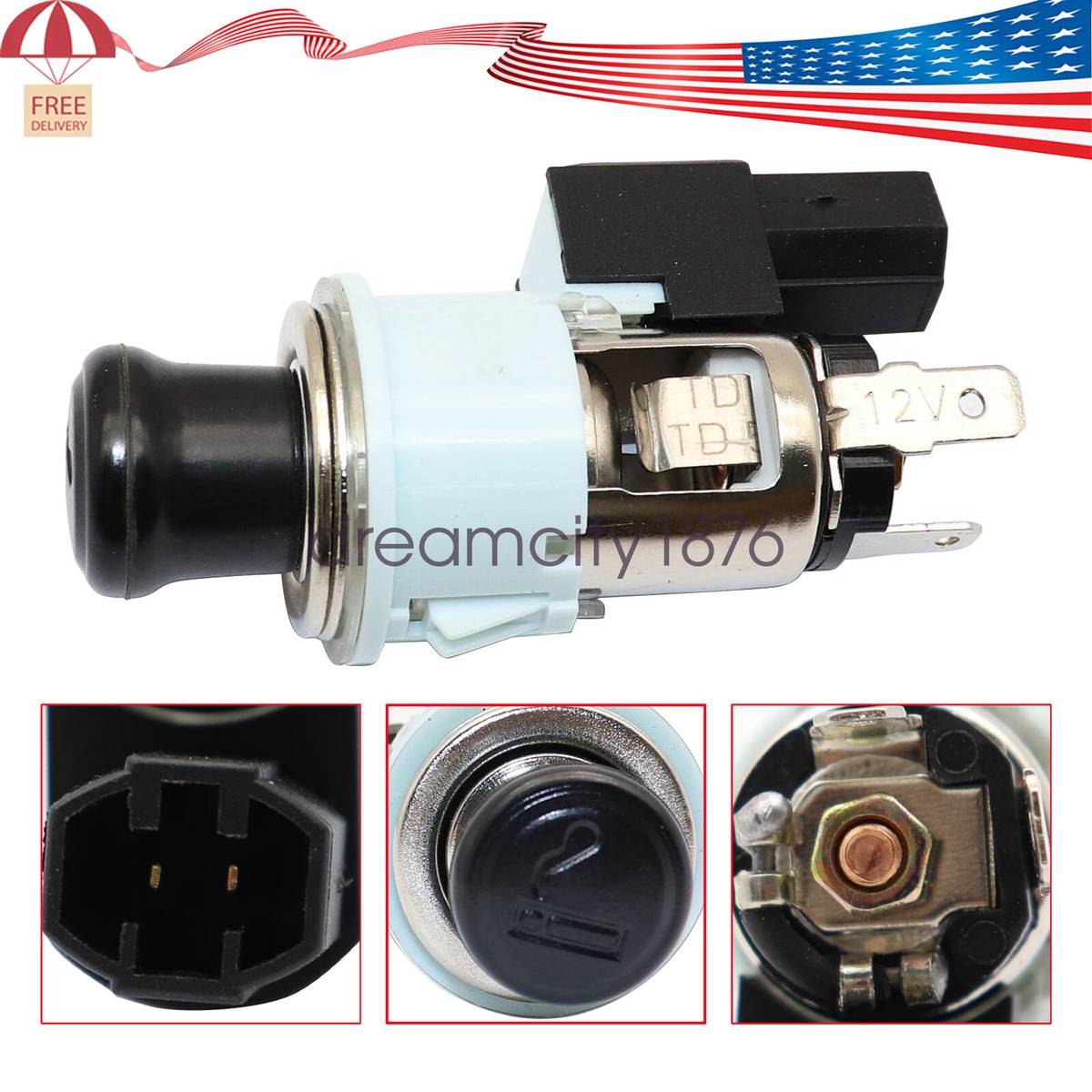 Cigarette Lighter Element 85500-12240 for Toyota 4Runner Corolla Tacoma MR2