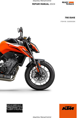 KTM 2024 - 790 DUKE - WERKSTATTSERVICE REPARATURHANDBUCH