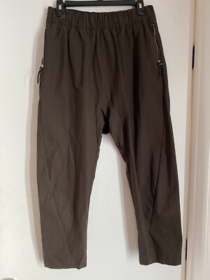 Nike ESC Every Stitch Considered Velvet Brown Woven Cotton Joggers Women's Small
