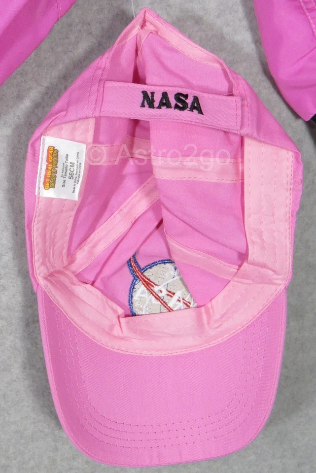 AEROMAX NASA JR. TRAJE DE VUELO ESPACIAL ROSA ASTRONAUTA con SOMBRERO-Disfraz de Halloween Juvenil Foto 4 de 4
