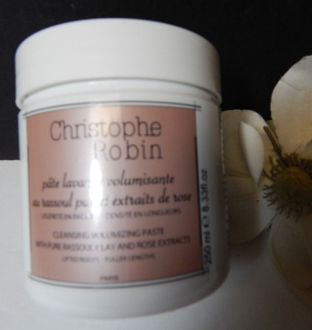 Christophe Robin +🎁 Hair Cleansing Volumizing Paste Clay Rose Extract 8.33 oz