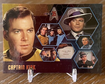 2001  Star Trek Captain Kirk Starfleet File Card No. 8