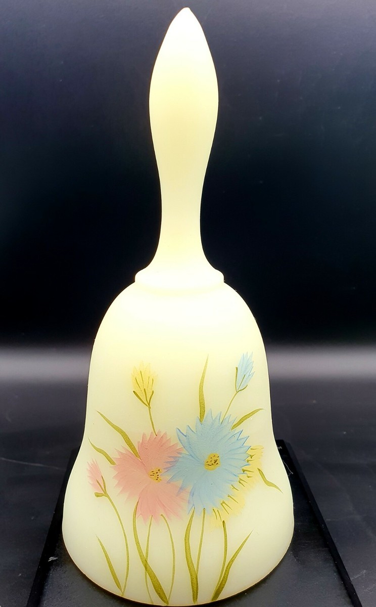 Fenton Vaseline Hand-painted