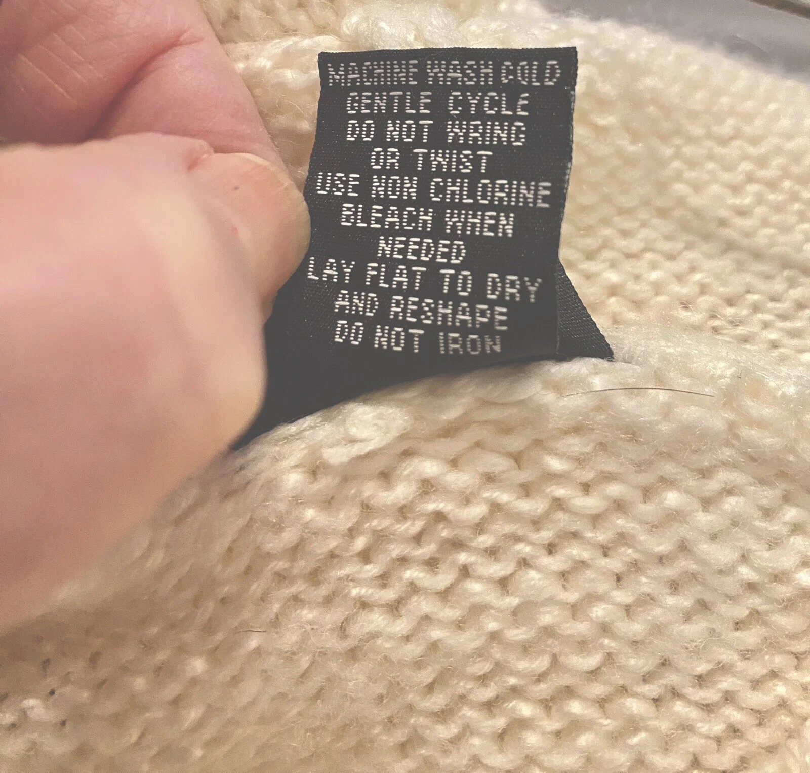 VETEMENTS Maglione con cappuccio Rue 21 bambina taglia media avorio