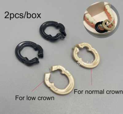 Dental Resin Clamps Clamping Separating Rings Low Crown Matrix Bands Clips