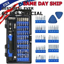 62X Computer Repair Kit Set Tool Laptop PC Precision Screwdriver Torx Smartphone
