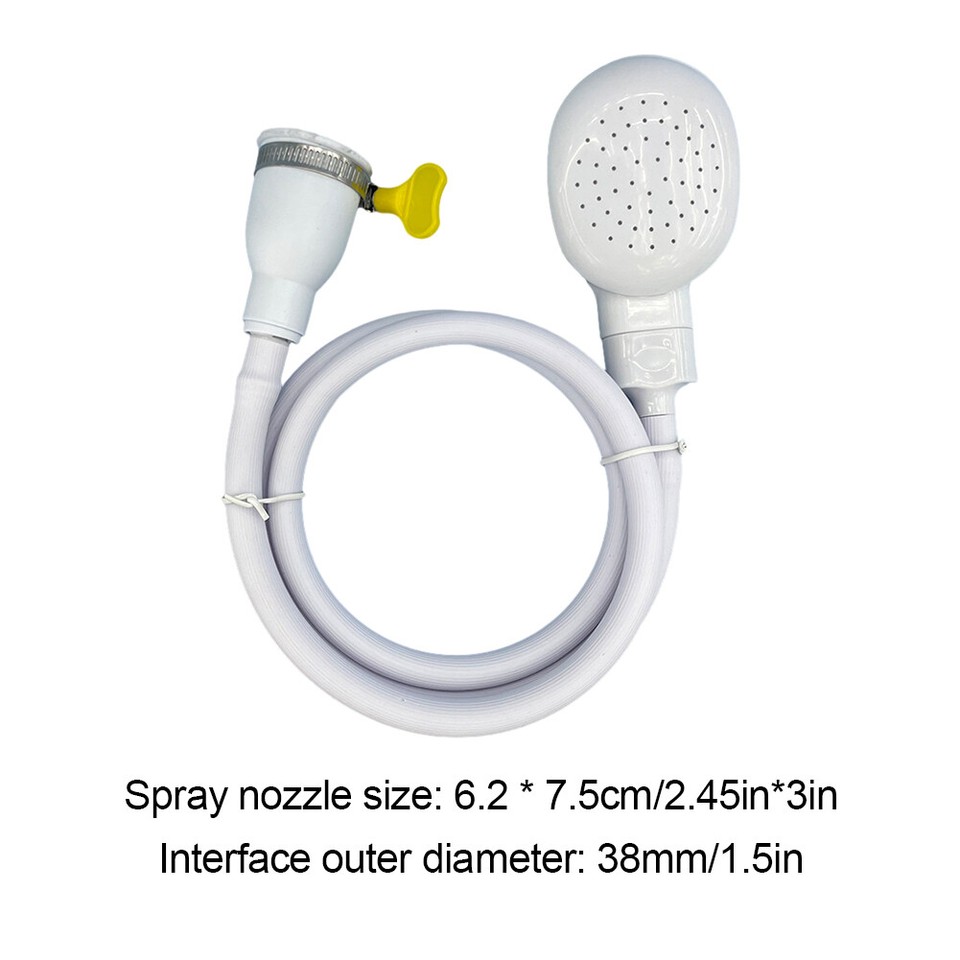 A Portable Pet Bath Spray Rubber Hose Universal Dog Shower Head Spray