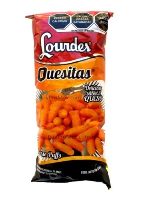 5-Pk Lourdes Quesitas  / Lourdes Cheesy Puffs 75g/2.64oz