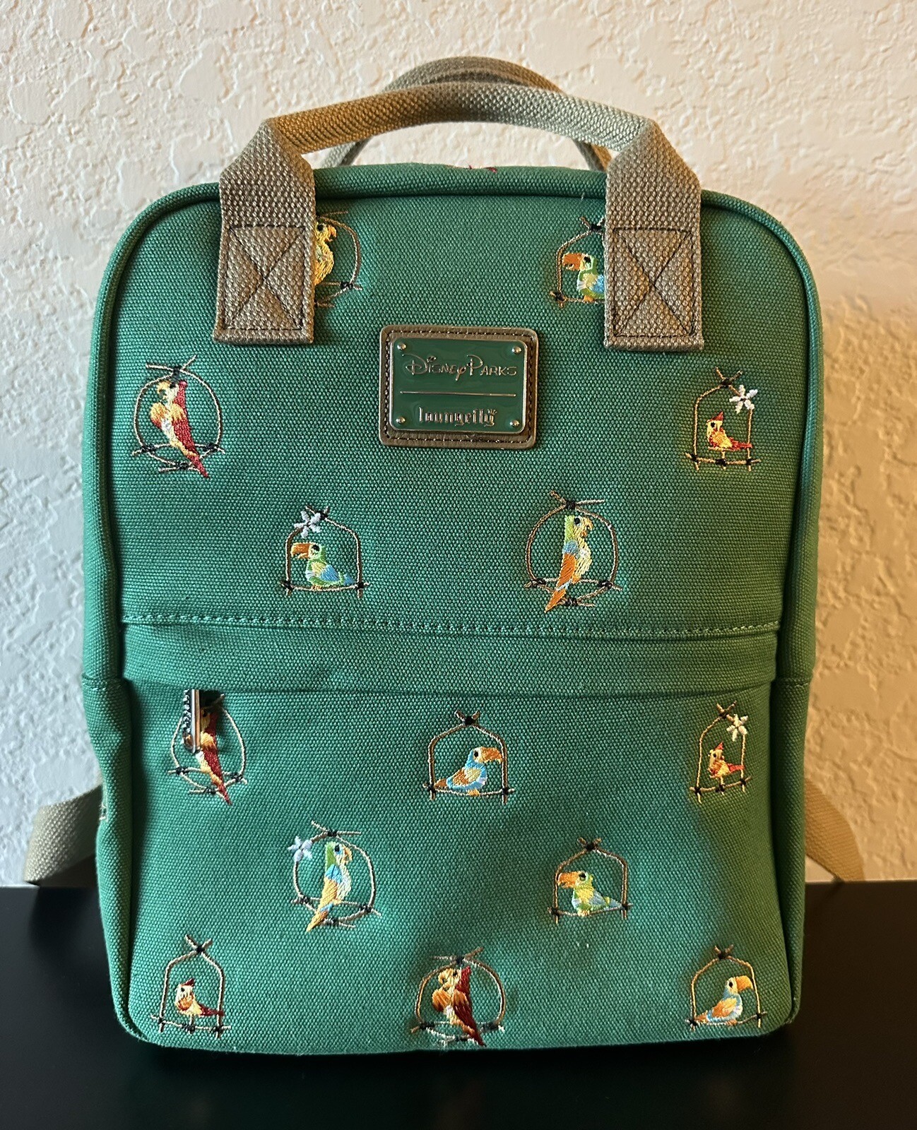 Loungefly Disney Parks Enchanted Tiki Room Canvas Backpack eBay