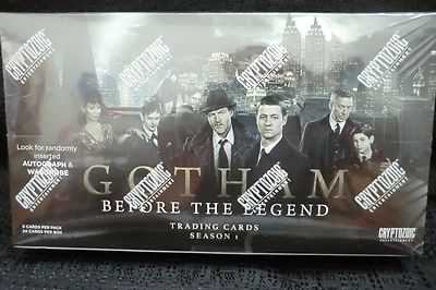GOTHAM SEASON 1 TRADING CARD BEFORE THE LEGEND CRYPTOZOIC NEW 24 PACK SEALED BOX