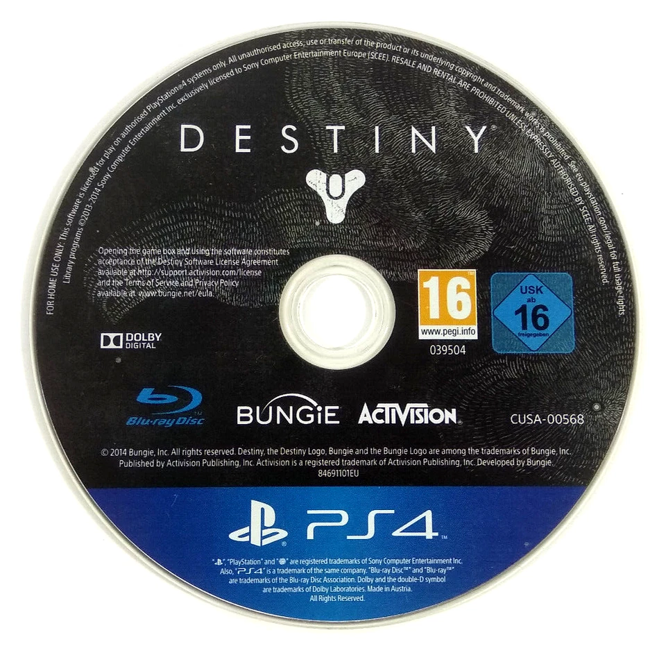 DESTINY - SONY PS4 - PAL FR - COMPLET TBE
