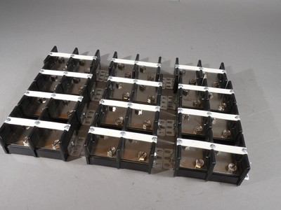 Lot of 12 Curtis Type O - 5/16 1/0 AWG Terminal Block