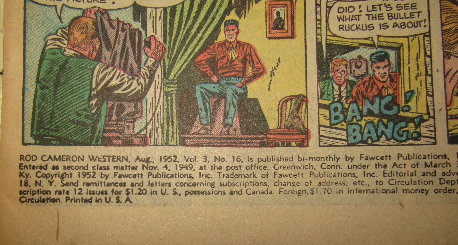 ROD CAMERON WESTERN COMIC 1949 GOLDEN AGE COMICS eBay