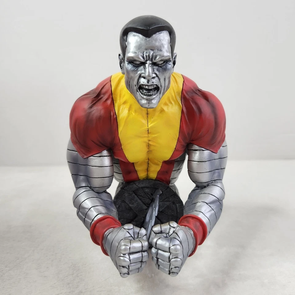 Figura 2005 Diamond Select Marvel X-Men Colossus busto resina 6,5 pulgadas Foto 3 de 4