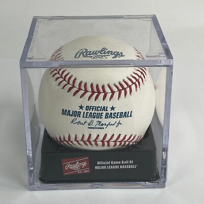 Rawlings Baseball The Mark of a Pro Ball w/ Case Robert D Manfred Jr. NEW