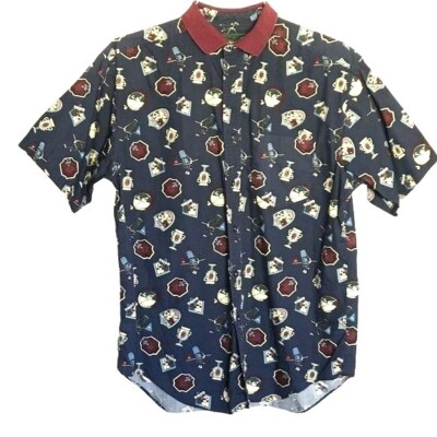 The Arrow Company Button Down Shirt Short Sleeve Polo Vintage Golf Cotton M