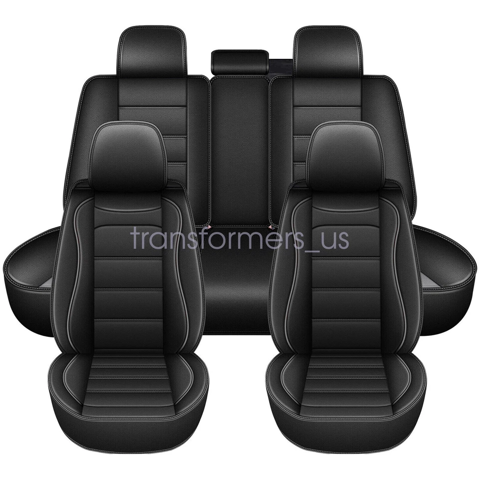 For Acura TLX RDX MDX ILX TSX Leather Car Seat Cover Full Set 5 Seat Protector - Image 4 of 4