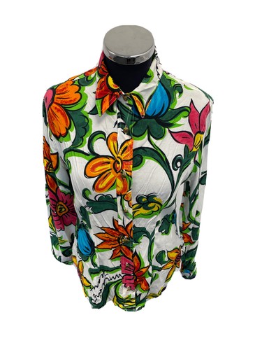 MOSCHINO JEANS SHIRT WOMAN CAMICIA CAMICETTA VINTAGE DONNA JHB217 - Foto 5 di 10