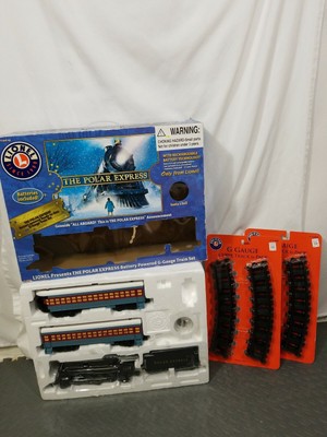 lionel polar express train extra track